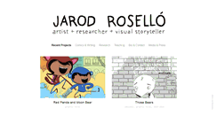 Desktop Screenshot of jarodrosello.com